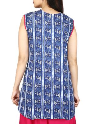 floral printed straight kurti - 15327111 - Standard Image - 3