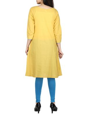 a-line pockets kurta - 15327223 - Standard Image - 3