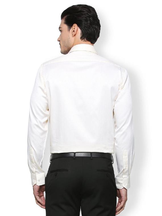 white cotton formal shirt - 15327502 - Zoom Image - 3