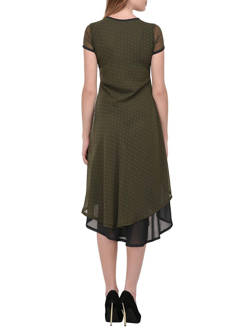 printed asymmetrical hem dress - 15328074 - Zoom Image - 3