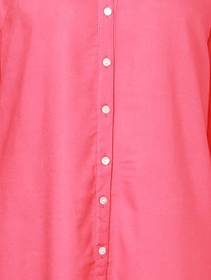 pink straight kurta - 15328197 - Standard Image - 3