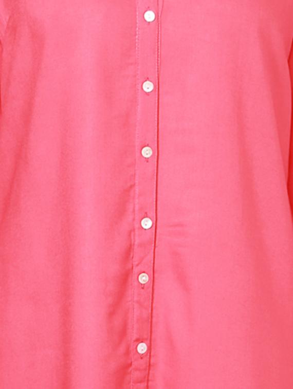 pink straight kurta - 15328197 - Zoom Image - 3