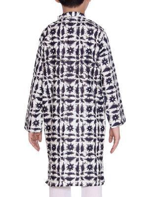 blue cotton kurta set - 15328418 - Standard Image - 3