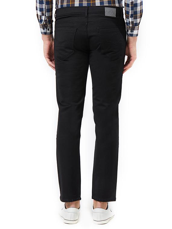 black cotton plain jeans - 15328508 - Zoom Image - 3