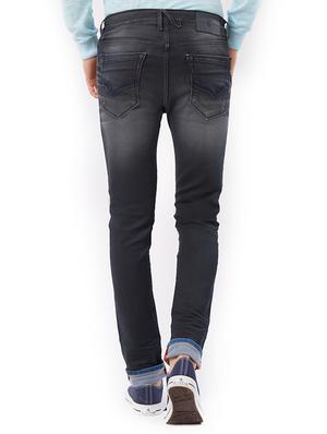 grey cotton washed jeans - 15328564 - Standard Image - 3
