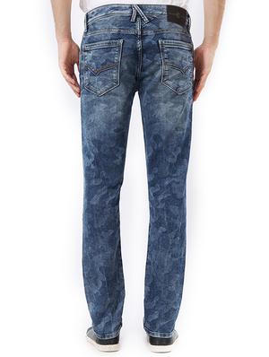 blue cotton washed jeans - 15328581 - Standard Image - 3