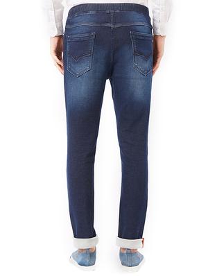 blue cotton washed jeans - 15328590 - Standard Image - 3