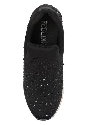 black suede slip on casual shoes - 15328628 - Standard Image - 3