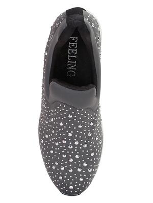 grey suede slip on casual shoes - 15328629 - Standard Image - 3