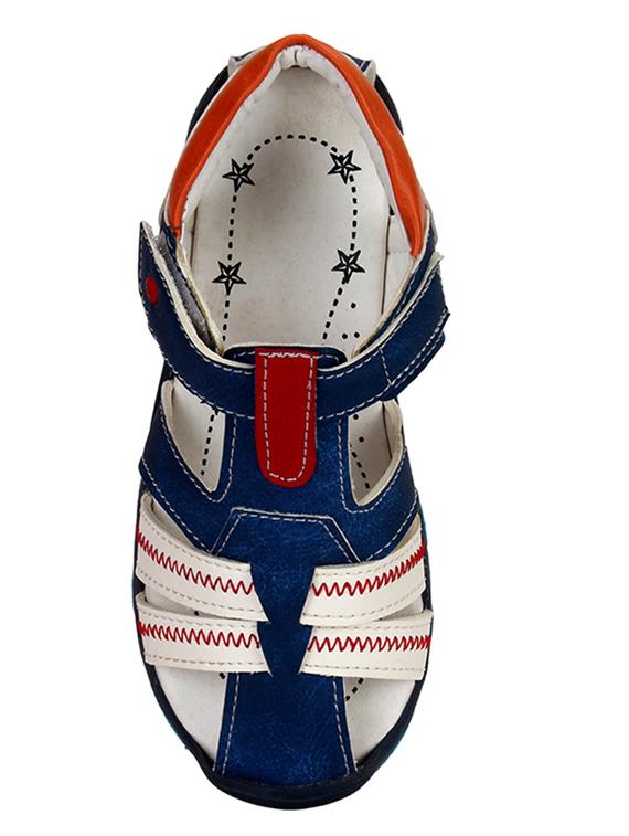 blue leatherette sandals - 15328691 - Zoom Image - 3