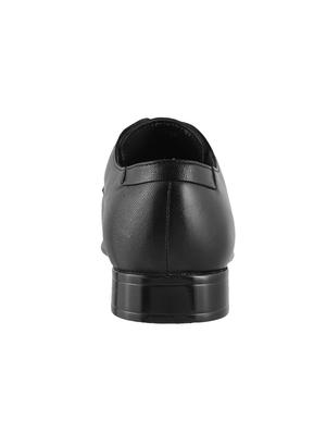 black Leather lace-up derby - 15330706 - Standard Image - 3