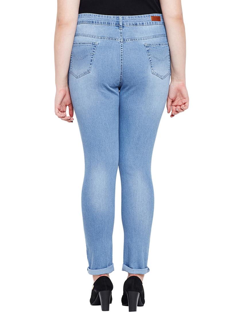 stone washed plus jeans - 15330962 - Zoom Image - 3