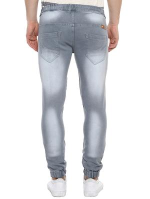 grey cotton blend jogger - 15333121 - Standard Image - 3
