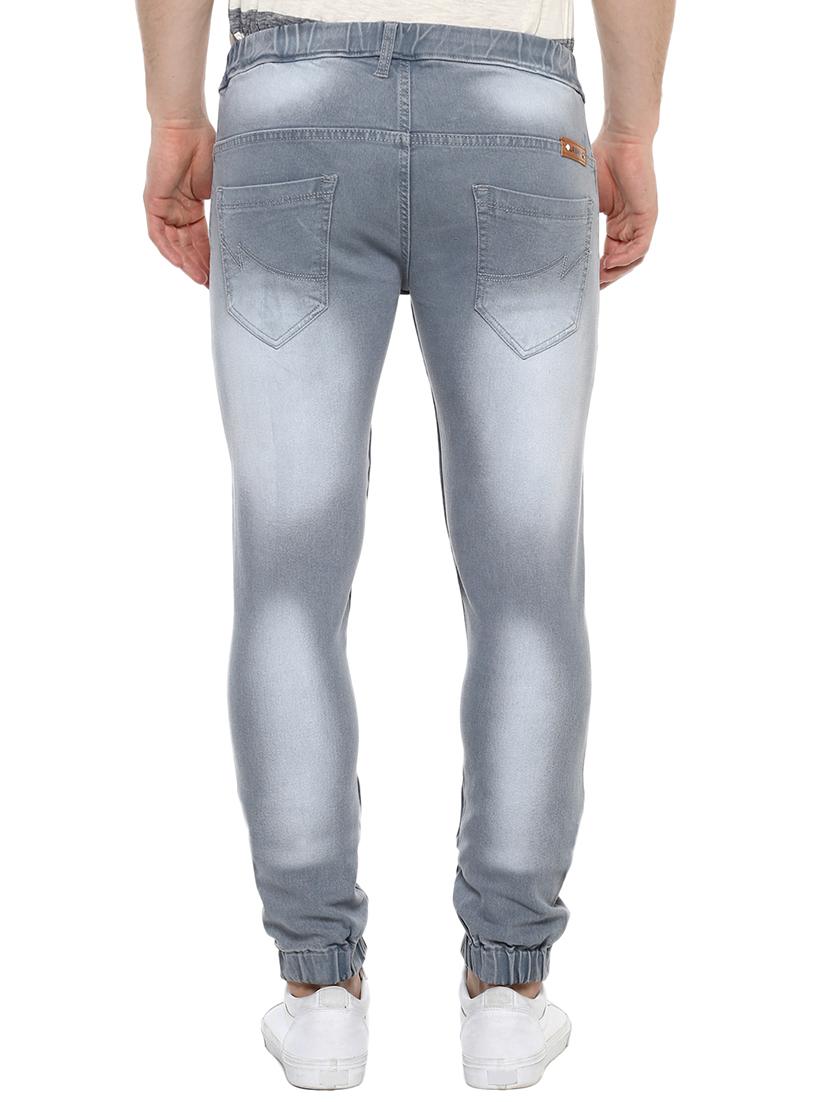 grey cotton blend jogger - 15333121 - Zoom Image - 3