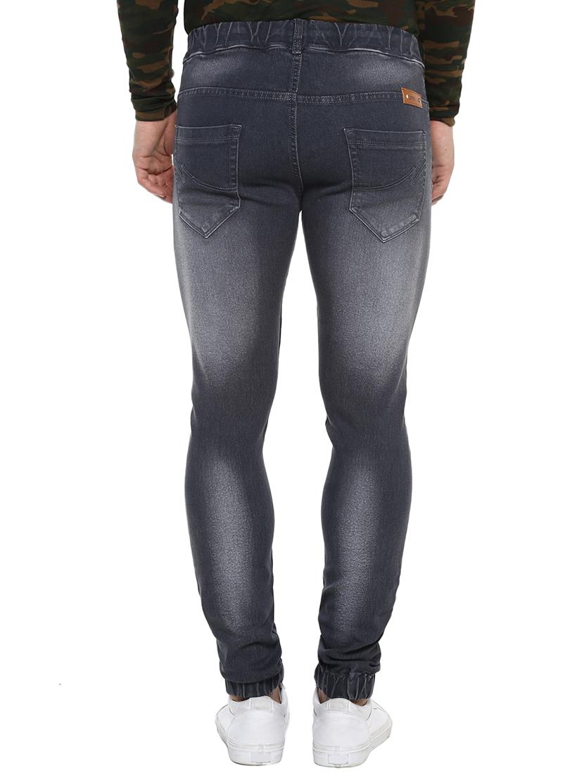 grey cotton blend jogger - 15333123 - Zoom Image - 3