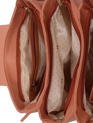 pink leatherette regular sling bag - 15333925 - Standard Image - 3