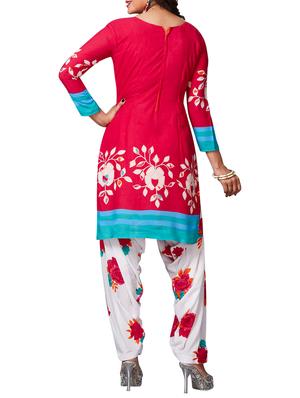 printed unstitched salwar suit - 15335691 - Standard Image - 3