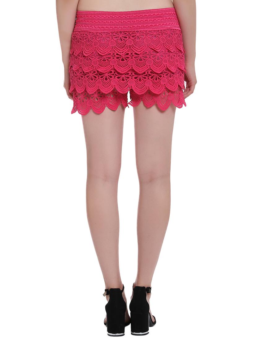 lace mini skorts - 15335977 - Zoom Image - 3