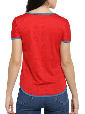 Star applique textured top - 15336006 - Standard Image - 3