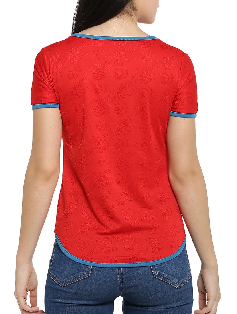 Star applique textured top - 15336006 - Zoom Image - 3