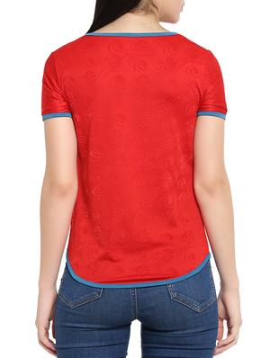 Applique textured top - 15336021 - Standard Image - 3