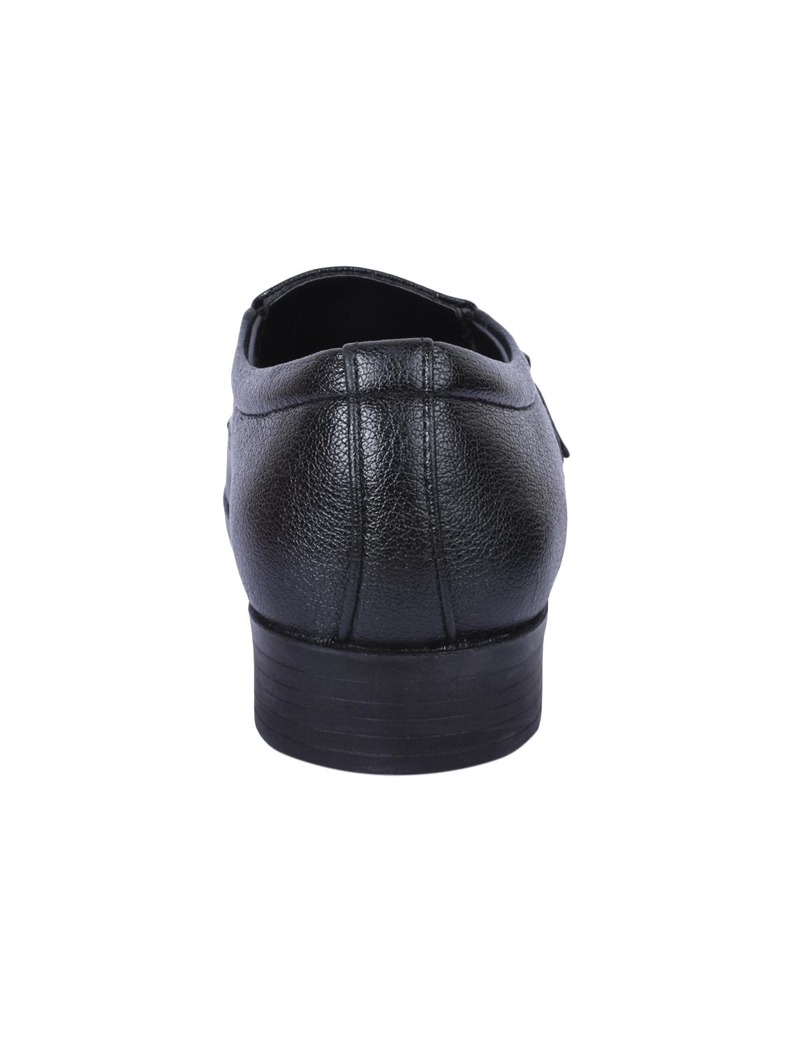 black Faux Leather slip ons - 15336138 - Zoom Image - 3