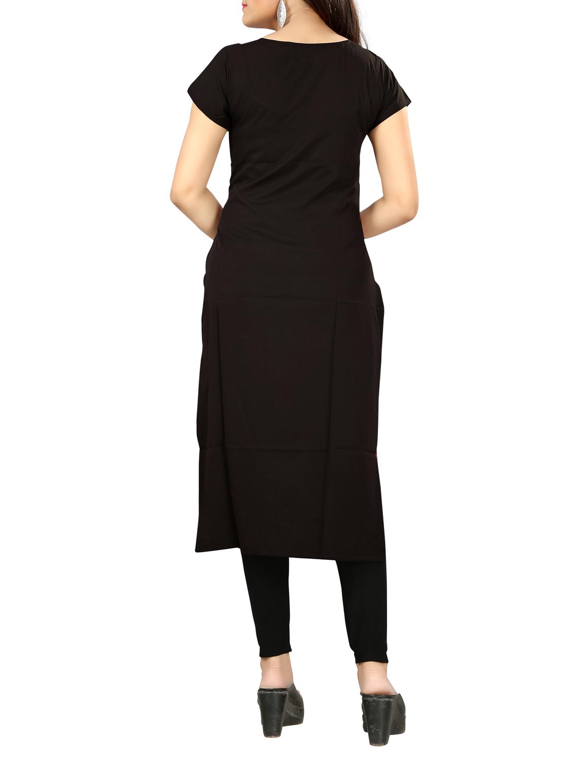 straight floral kurta - 15337450 - Zoom Image - 3