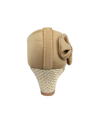 Friday Light Beige Wedge peep toe - 15338213 - Standard Image - 3