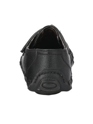black leatherette casual slip on - 15338510 - Standard Image - 3
