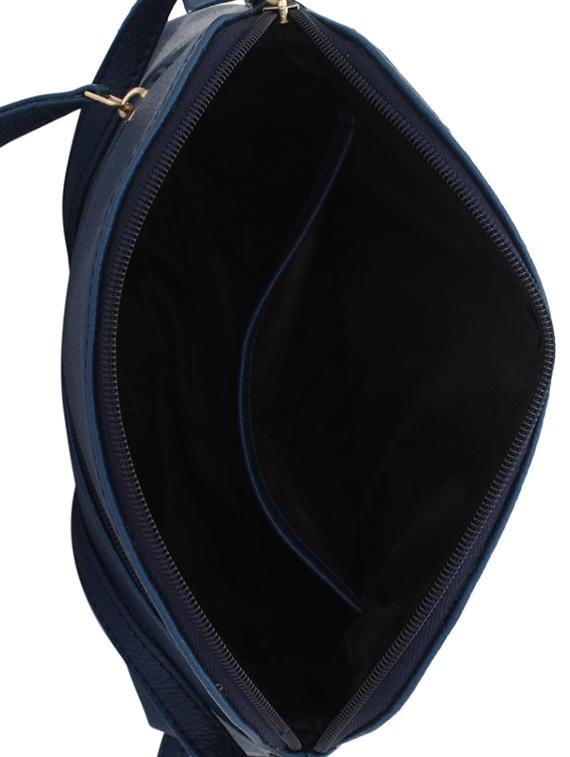 blue leatherette (pu) regular sling bag - 15338905 - Zoom Image - 3
