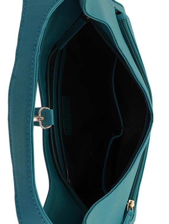 blue leatherette (pu) hobo handbag - 15338921 - Zoom Image - 3