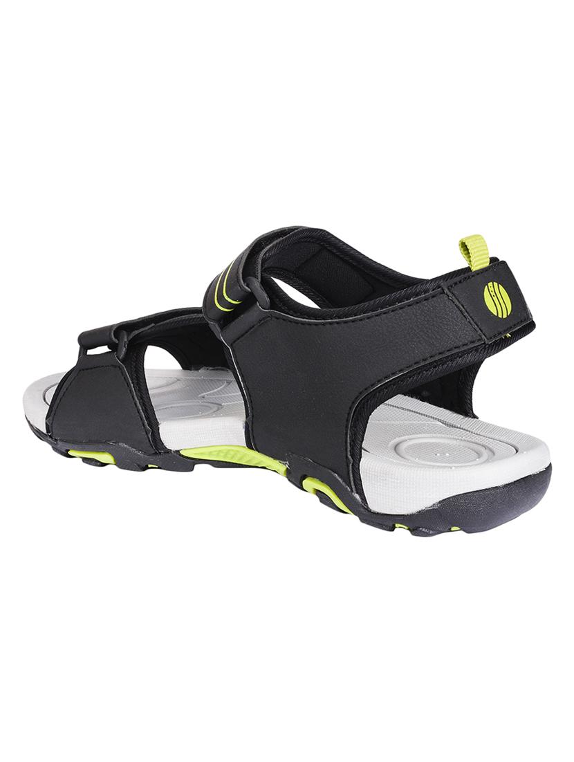 black leatherette back strap floaters - 15338994 - Zoom Image - 3