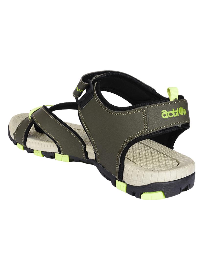 green leatherette back strap floaters - 15338996 - Zoom Image - 3
