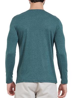 green cotton t-shirt - 15339165 - Standard Image - 3