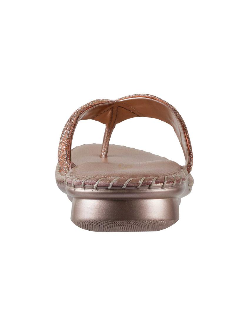 brown leather toe separator sandals - 15339447 - Zoom Image - 3