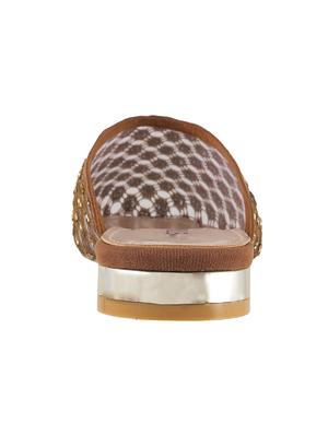 brown faux leather mules sandals - 15339501 - Standard Image - 3
