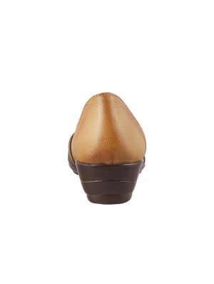 brown slip on wedge - 15339618 - Standard Image - 3