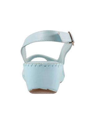 light blue back strap wedges - 15339738 - Standard Image - 3
