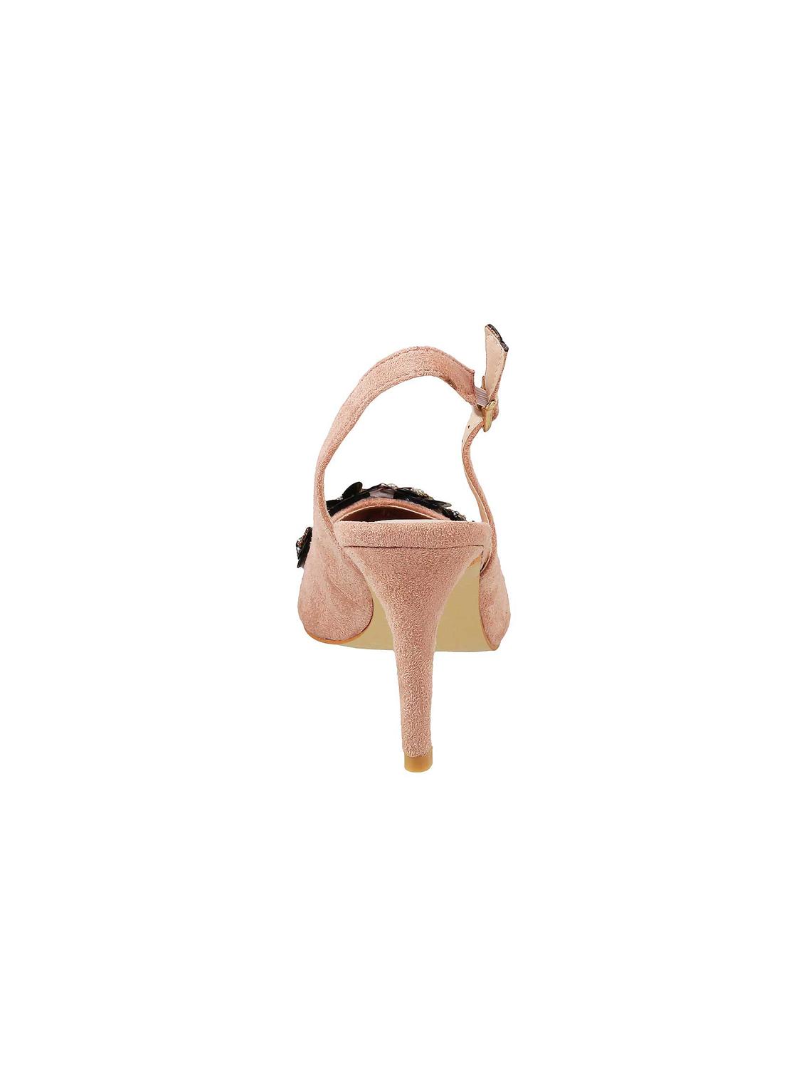 beige suede back strap sandals - 15339799 - Zoom Image - 3