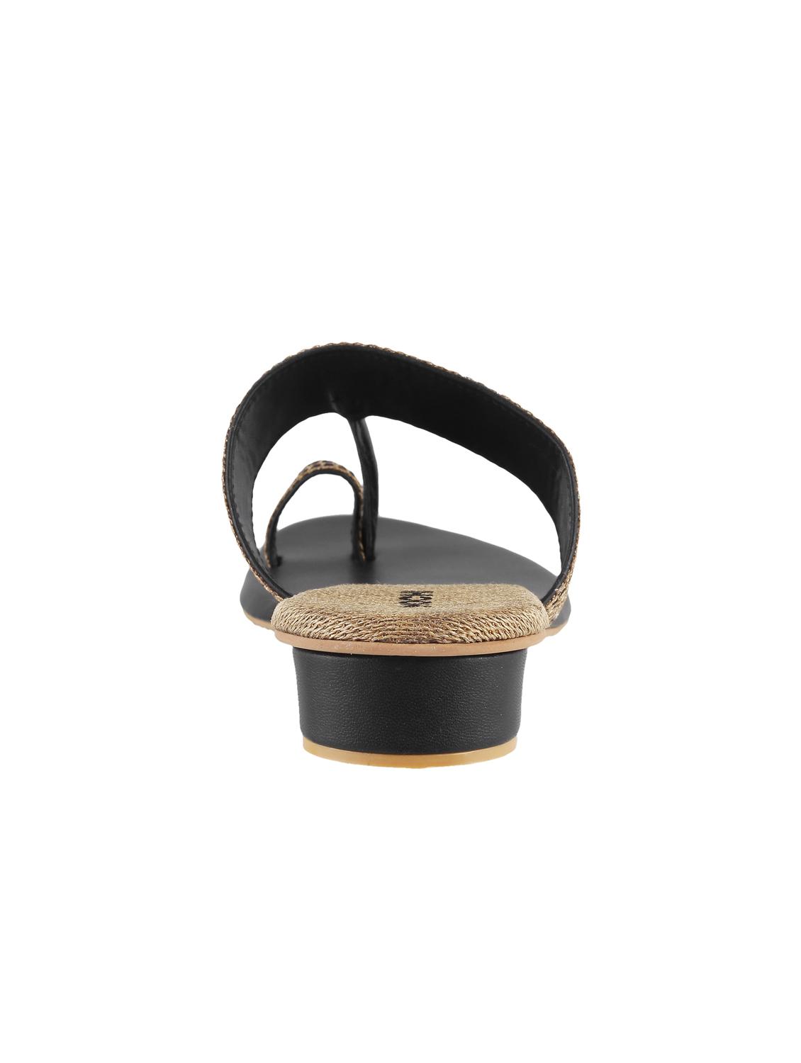 black jute one toe sandals - 15339853 - Zoom Image - 3