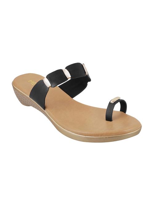 black one toe sandals - 15339857 - Standard Image - 1