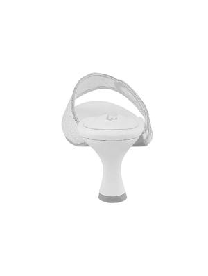 white slip on sandals - 15339873 - Standard Image - 3