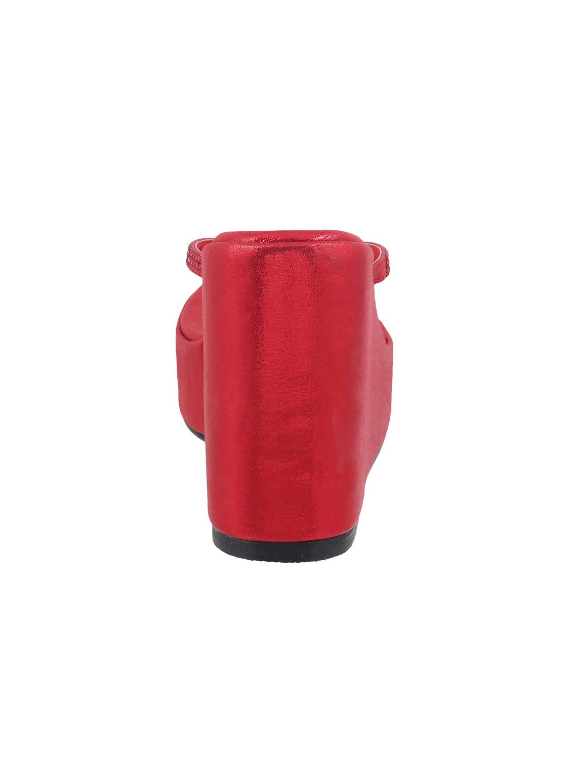 red leatherette toe separator wedges - 15339878 - Zoom Image - 3