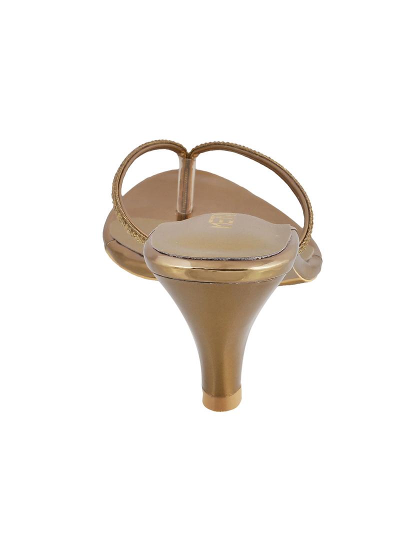 gold toe separator sandals - 15339941 - Zoom Image - 3