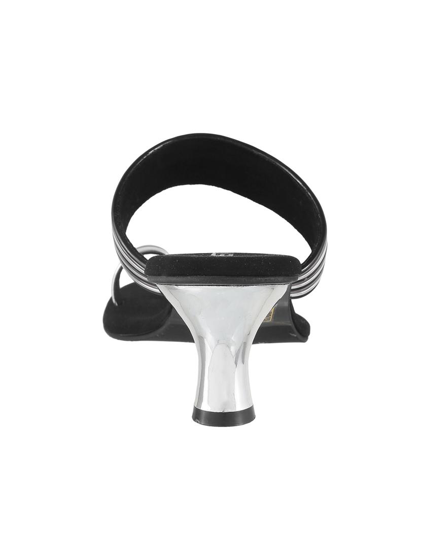 black one toe sandals - 15339964 - Zoom Image - 3
