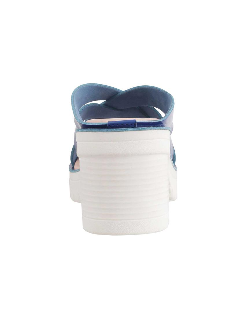 blue slip on sandals - 15339971 - Zoom Image - 3