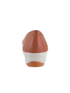 tan slip on wedges - 15340040 - Standard Image - 3