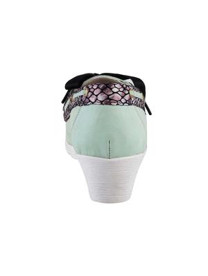 green slip on loafers - 15340051 - Standard Image - 3