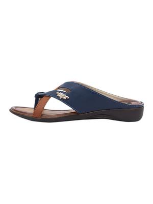 blue one toe slippers - 15340085 - Standard Image - 3