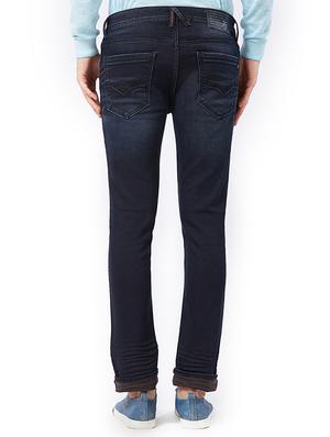 blue cotton washed jeans - 15340120 - Standard Image - 3